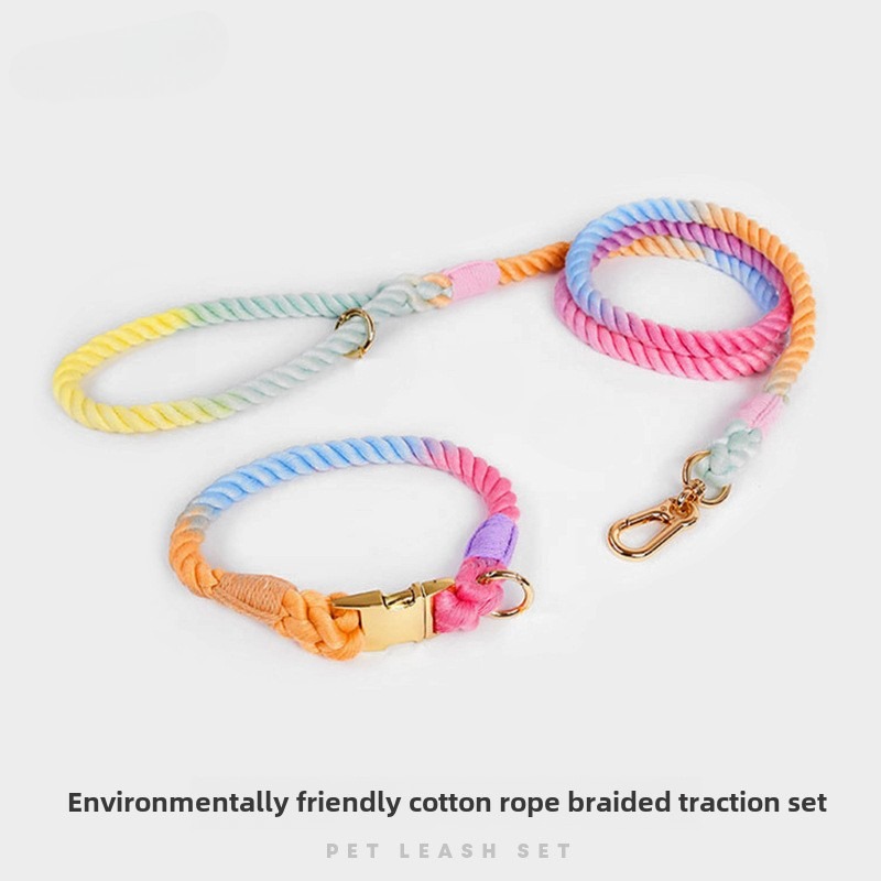 Headcollar Rope Set - Loudik بالجملة المنسوجة يدويا القطن الملون