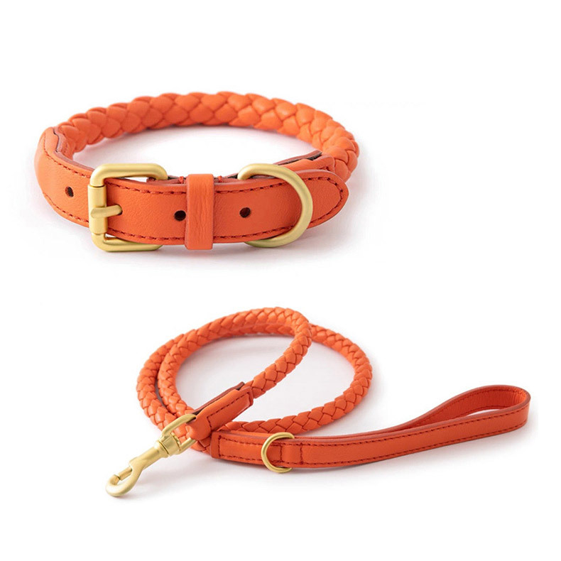 Headcollar Rope Set - طقم طوق وحزام جلدي مضفر قابل