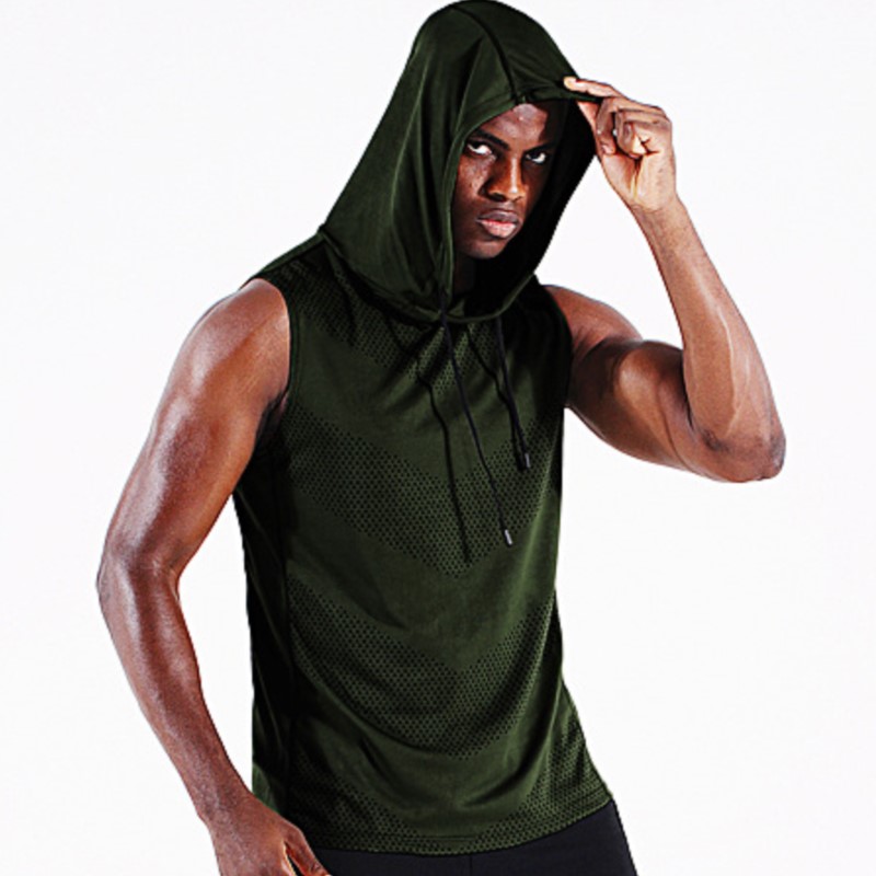 Outdoor Sport Hoodie - قميص رياضي رجالي للجري واللياقة البدنية