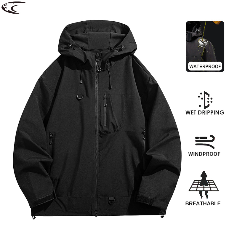 Outdoor Sport Jacket Men - سترة LNGXO للجنسين مقاومة للماء والرياح