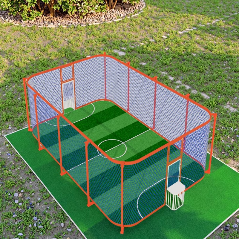 ملعب كرة قدم داخلي وخارجي بدون - مراجعة Outdoor Sport Flooring وسعره