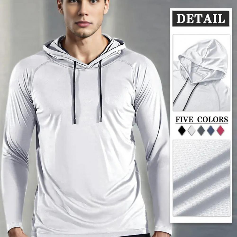 تي شيرت رجالي بقلنسوة بأكمام ط - مراجعة Outdoor Sport Hoodie وسعره