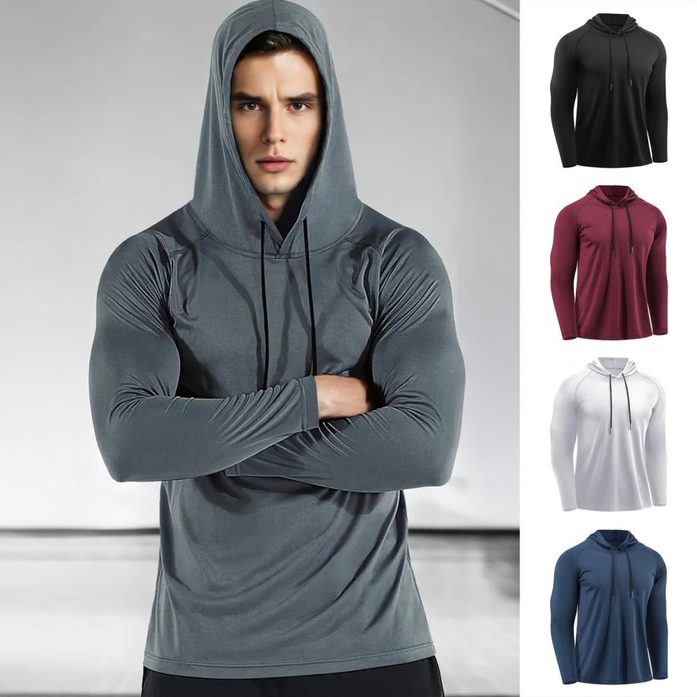تي شيرت رجالي بقلنسوة بأكمام ط - مراجعة Outdoor Sport Hoodie وسعره