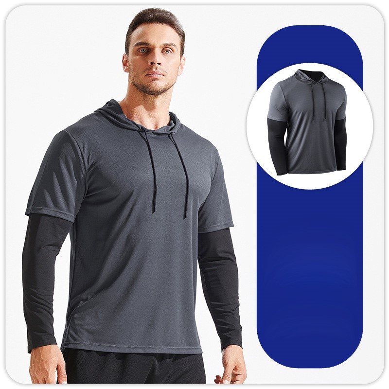 تي شيرت رجالي للجري واللياقة ا - مراجعة Outdoor Sport Hoodie وسعره